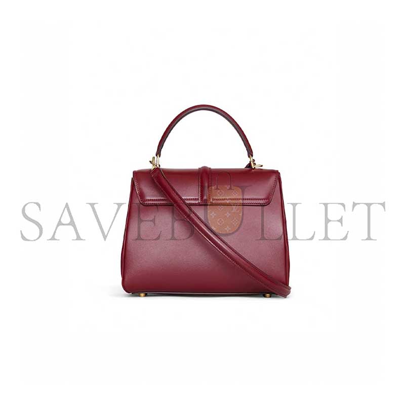 Ce1i*e small 16 bag in satinated calfskin 188003bey.28lb (23*18*10cm)